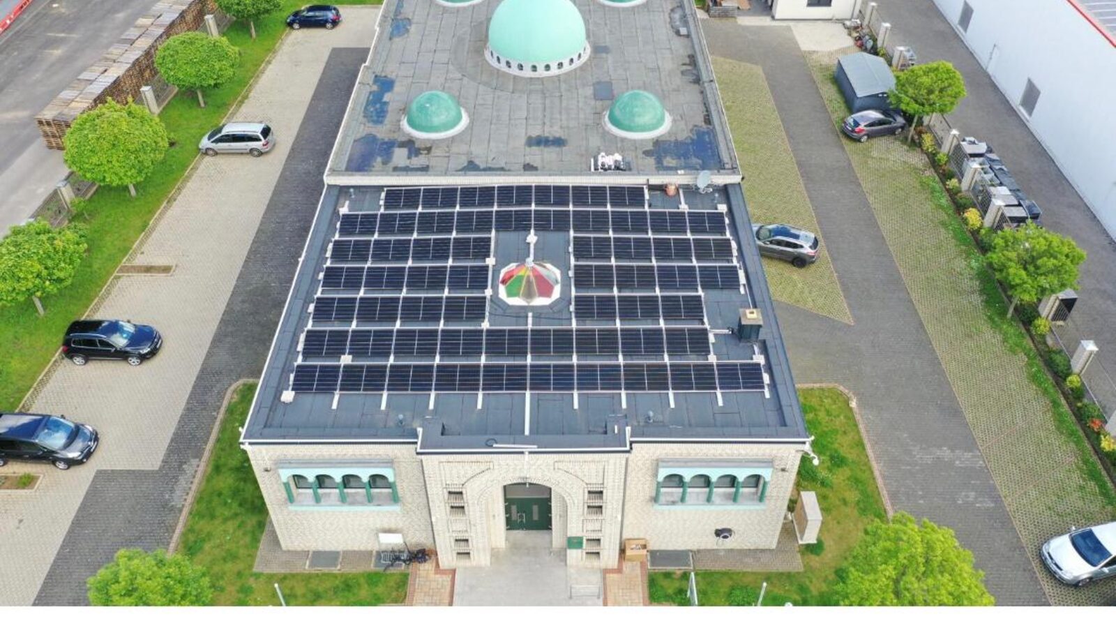 Die Moschee in Bergheim.