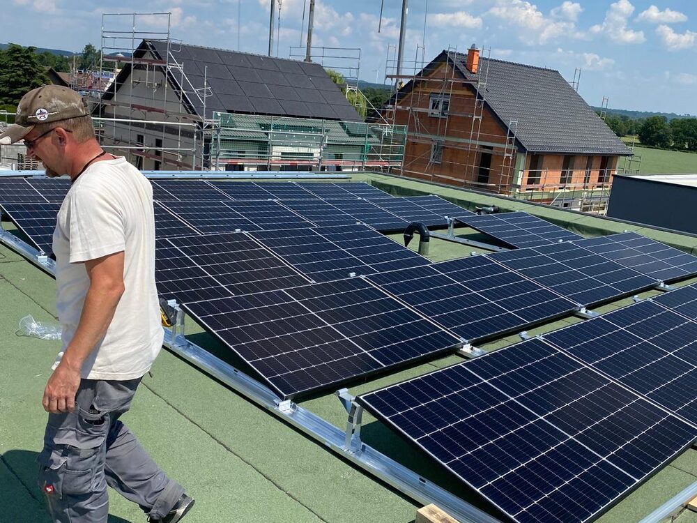 Photovoltaik-Anlage, Wohnhaus